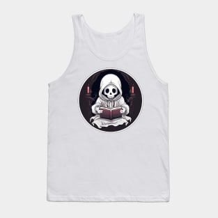 Grim Reaper Book Lover Tank Top